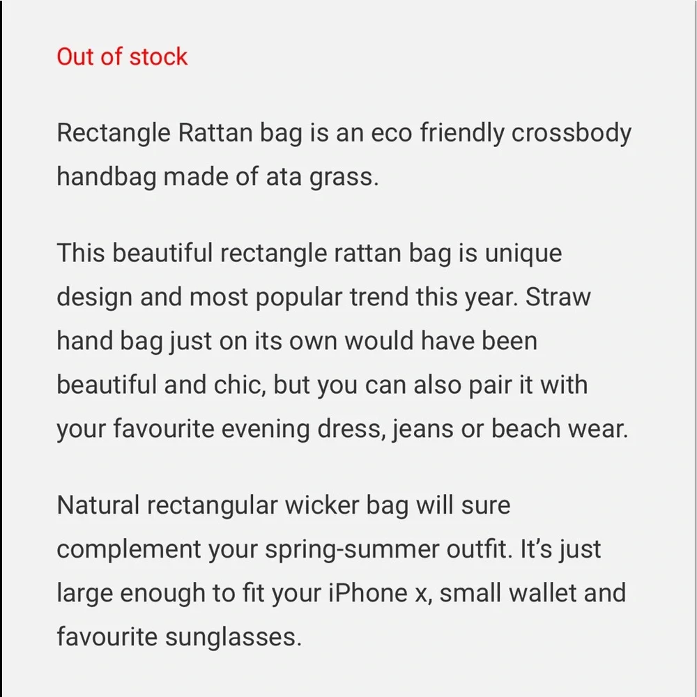 Bohemian Rattan Bag - Picture 10 of 11